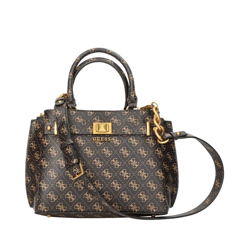 Borsa Donna a Mano GUESS linea Aieta colore Brown Logo