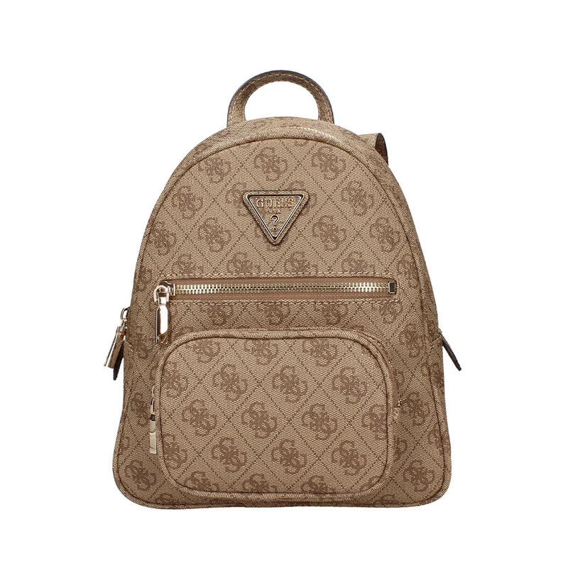 Zaino Donna GUESS Linea Eco Elements Colore Latte Logo Misura Piccola