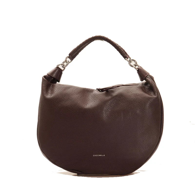 Borsa Donna a Spalla COCCINELLE in Pelle Linea Maelody Colore Cola - E1M5F130102