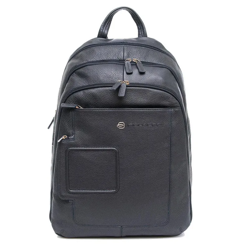 Zaino PIQUADRO Vibe in Pelle con Porta Computer 15" e Tablet - CA1813VI Blu