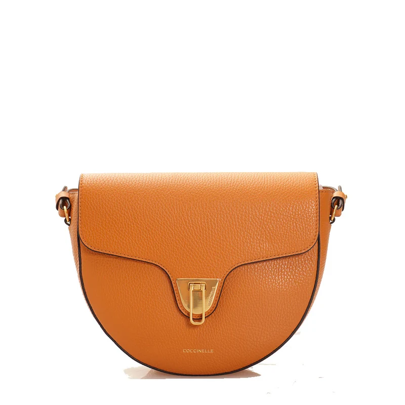 Borsa Donna a Tracolla COCCINELLE in Pelle linea Beat Soft Medium colore Paprika