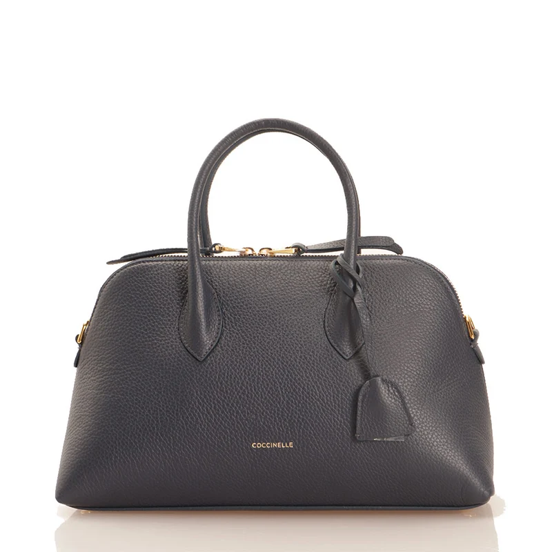 Borsa Donna a Mano con Tracolla COCCINELLE in Pelle Midnight Blue linea Gladys