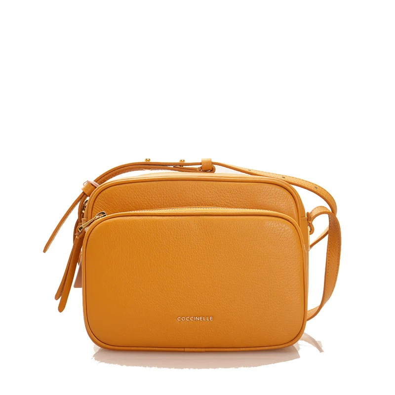 Borsa Donna a Tracolla COCCINELLE linea Lea in Pelle Colore Resina