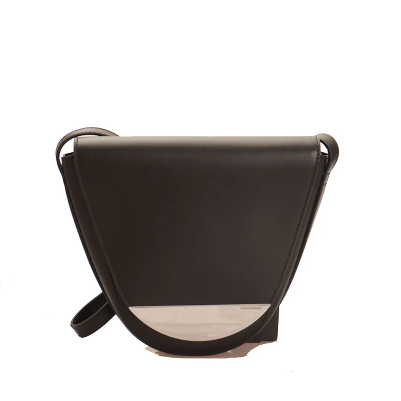 Borsa Donna a Tracolla COCCINELLE in Pelle Liscia Nera Linea Josephine