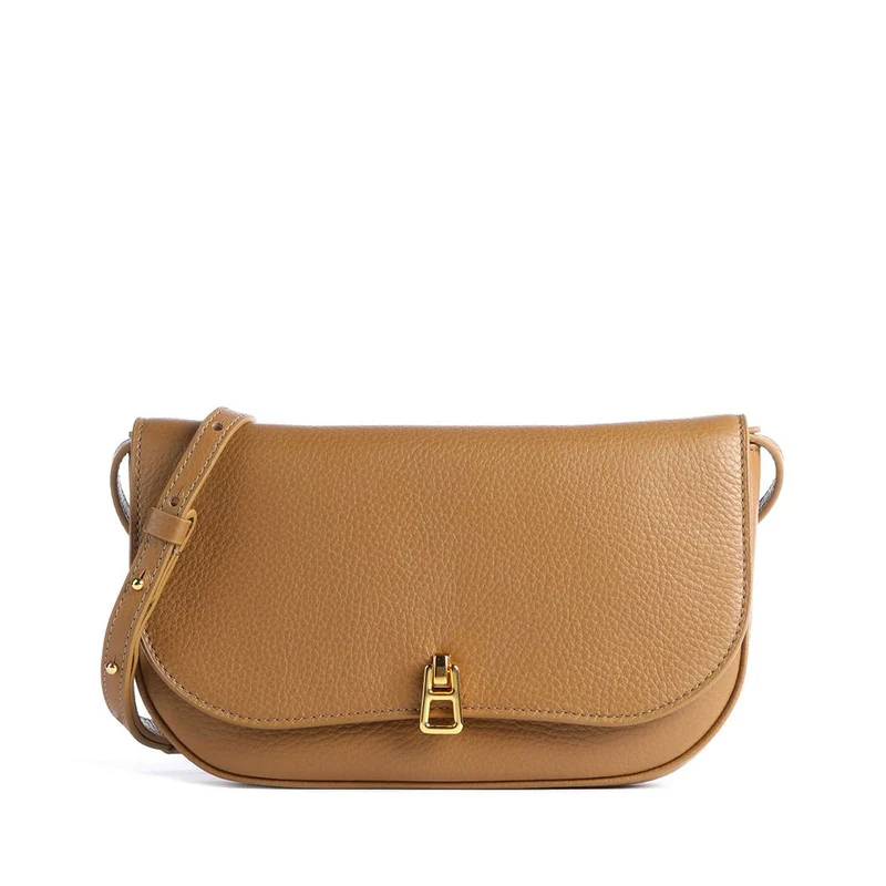 Borsa Donna a Tracolla COCCINELLE in Pelle Linea Magie Mini colore Nocciola