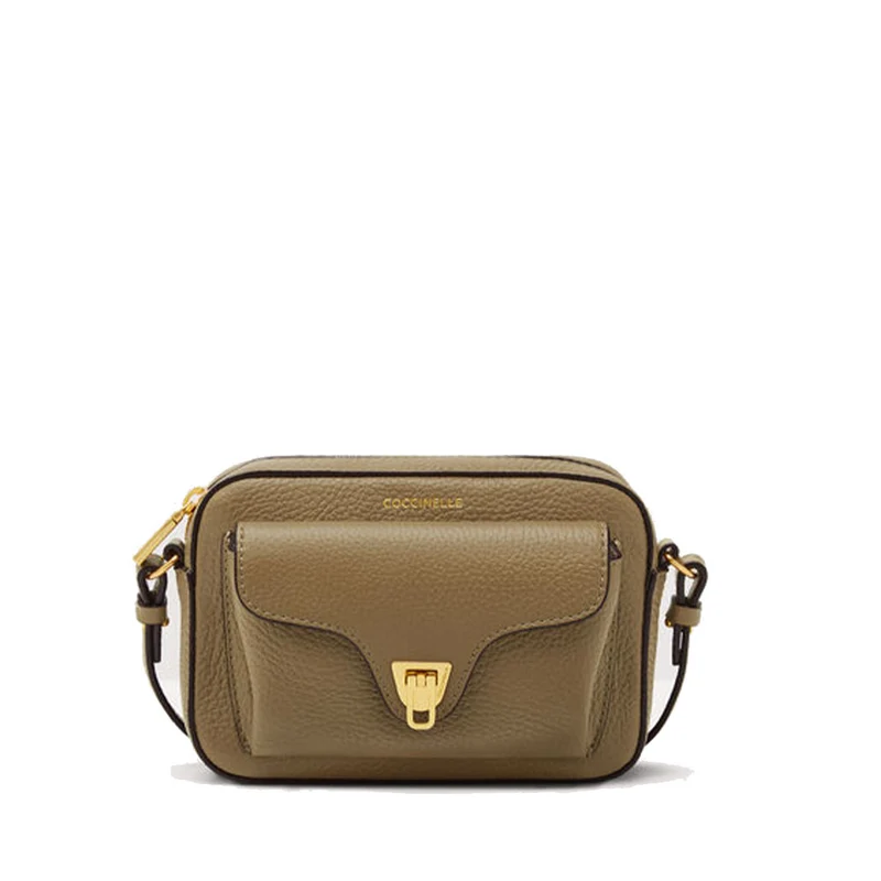 Borsa Donna a Tracolla COCCINELLE in Pelle Nocciola linea Beat Soft Mini