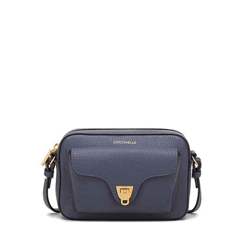 Borsa Donna a Tracolla COCCINELLE in Pelle Mirtillo linea Beat Soft Mini