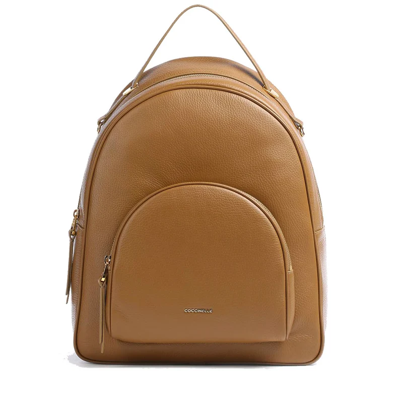 Zaino Grande Donna COCCINELLE linea Lea in Pelle Colore Nocciola