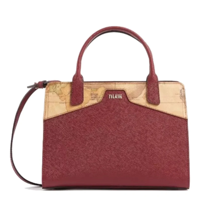 Borsa Donna a Mano Piccola 1A Classe Alviero Martini linea Glam City color Cabernet GV68