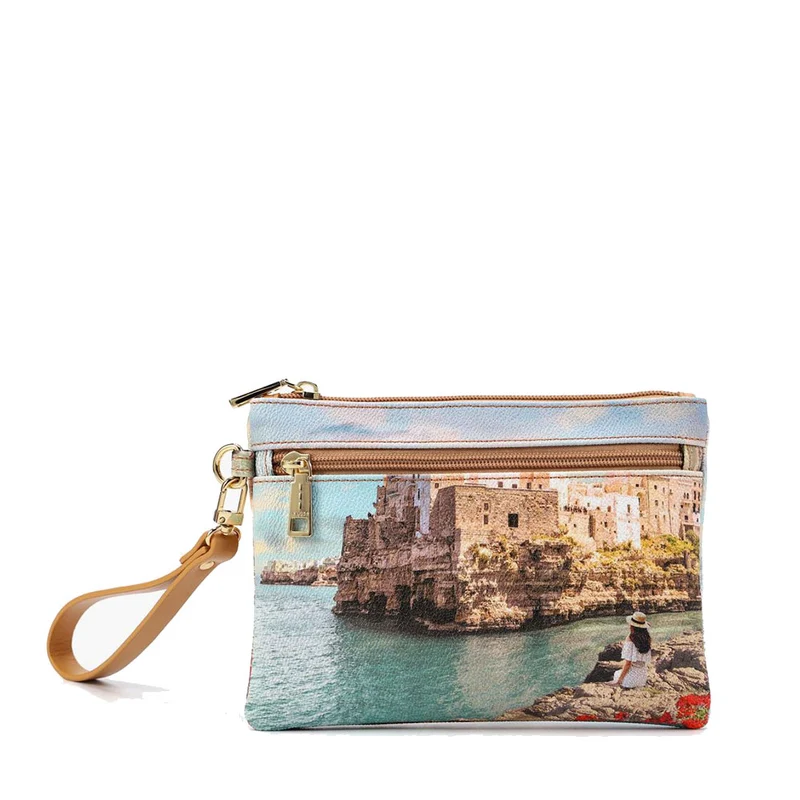 Pochette Donna con Zip Y NOT YES-342 Stampa Polignano