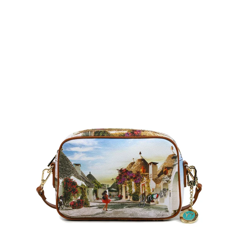 Borsa Donna Y NOT a Tracolla YES-310 Stampa Trullissima