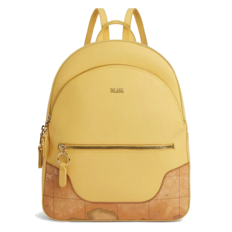 Zaino Donna Tre Tasche 1A Classe Alviero Martini linea Girl City colore Giallo Miele GU91