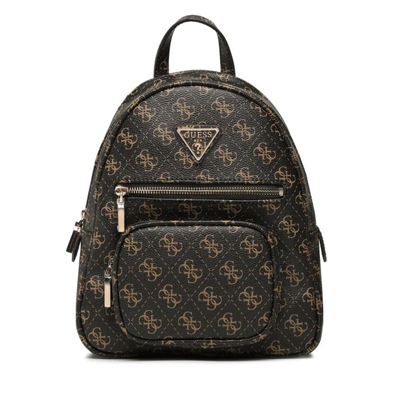 Zaino Donna GUESS Linea Eco Elements Colore Brown Logo Misura Piccola