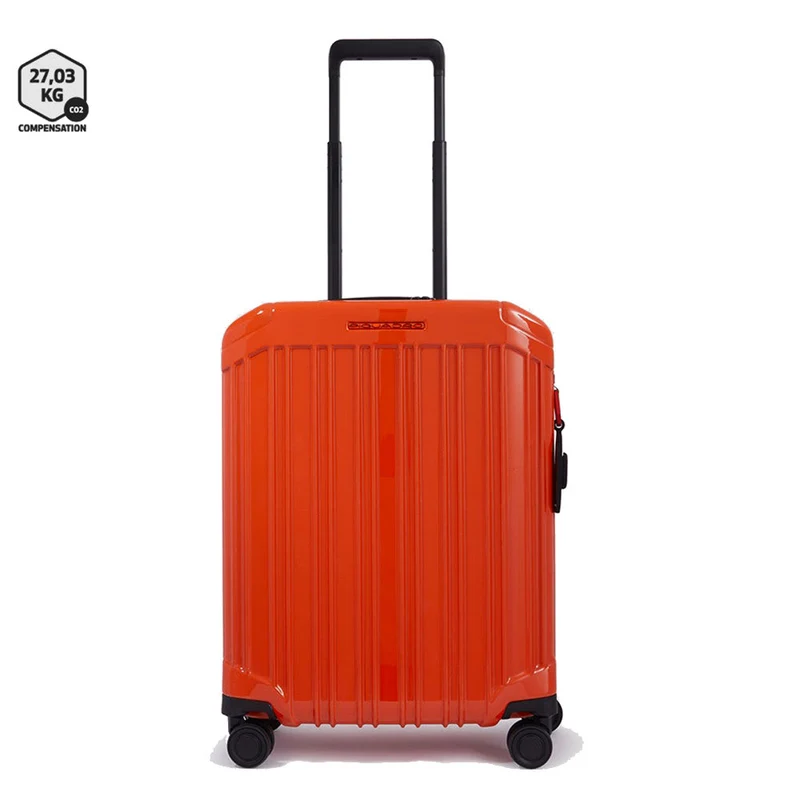 Trolley Cabina Rigido PIQUADRO linea PQ-Light Ultra Slim 4 Ruote Colore Arancio - BV4425PQLS2
