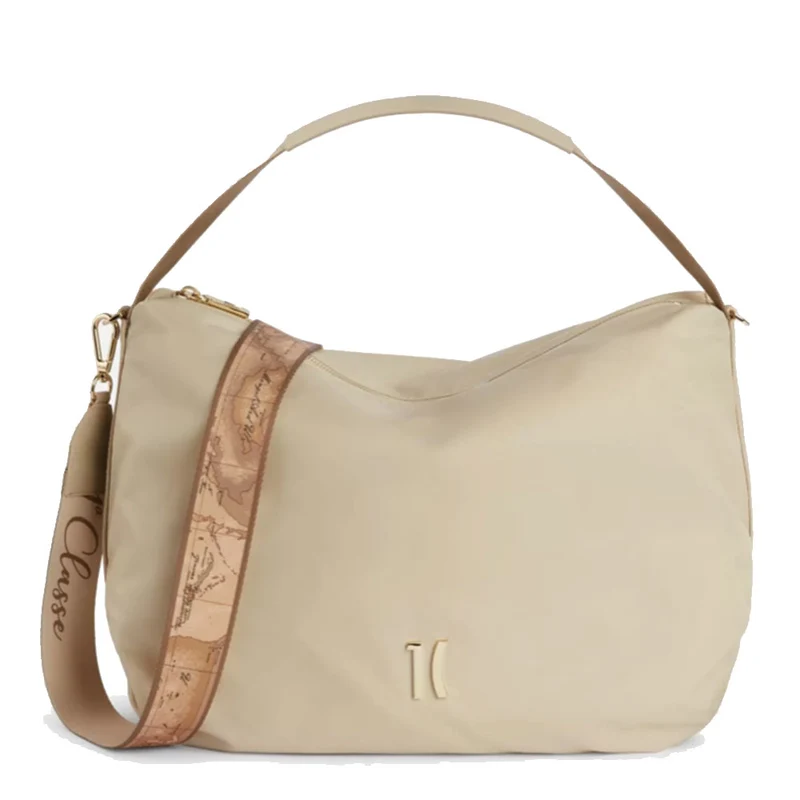 Borsa Donna a Spalla 1A Classe Alviero Martini linea Care Nylon Beige GU98