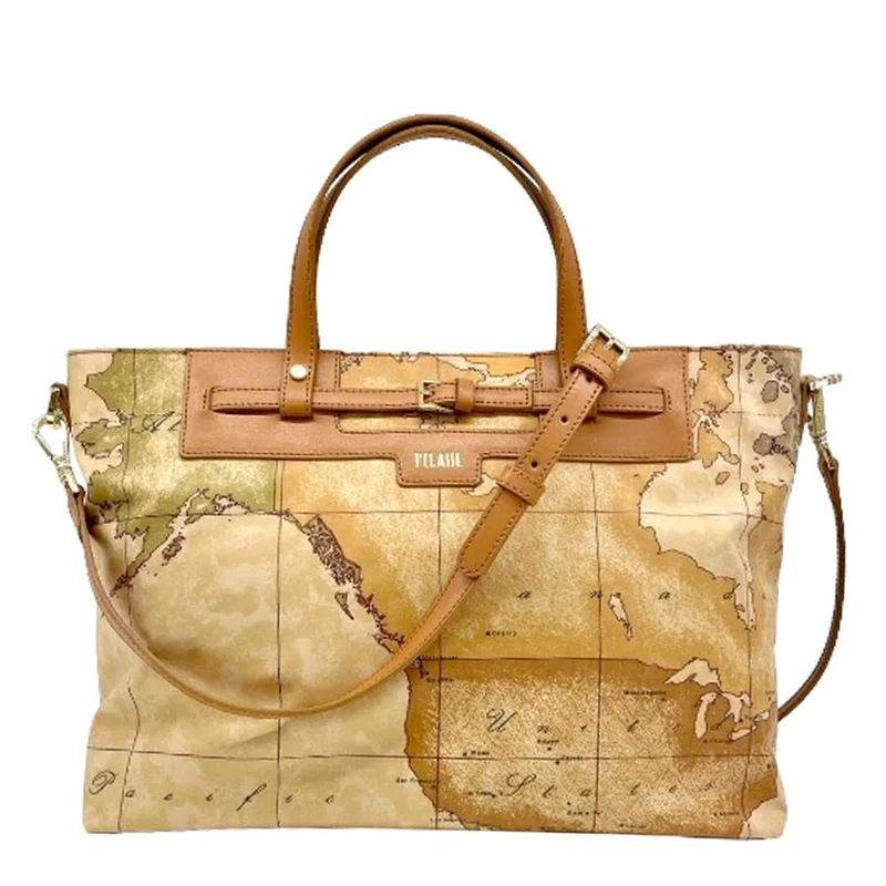 Borsa Donna a Mano 1A Classe Alviero Martini linea Selene Soft Geo Classic e Noce GU66