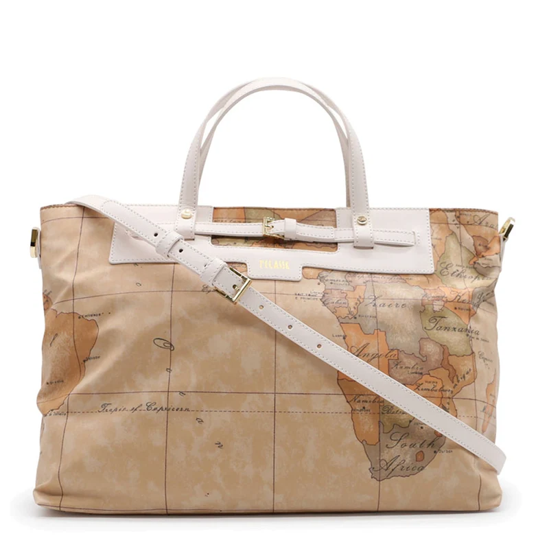Borsa Donna a Mano 1A Classe Alviero Martini linea Selene Soft Geo Classic e Bianco GU66