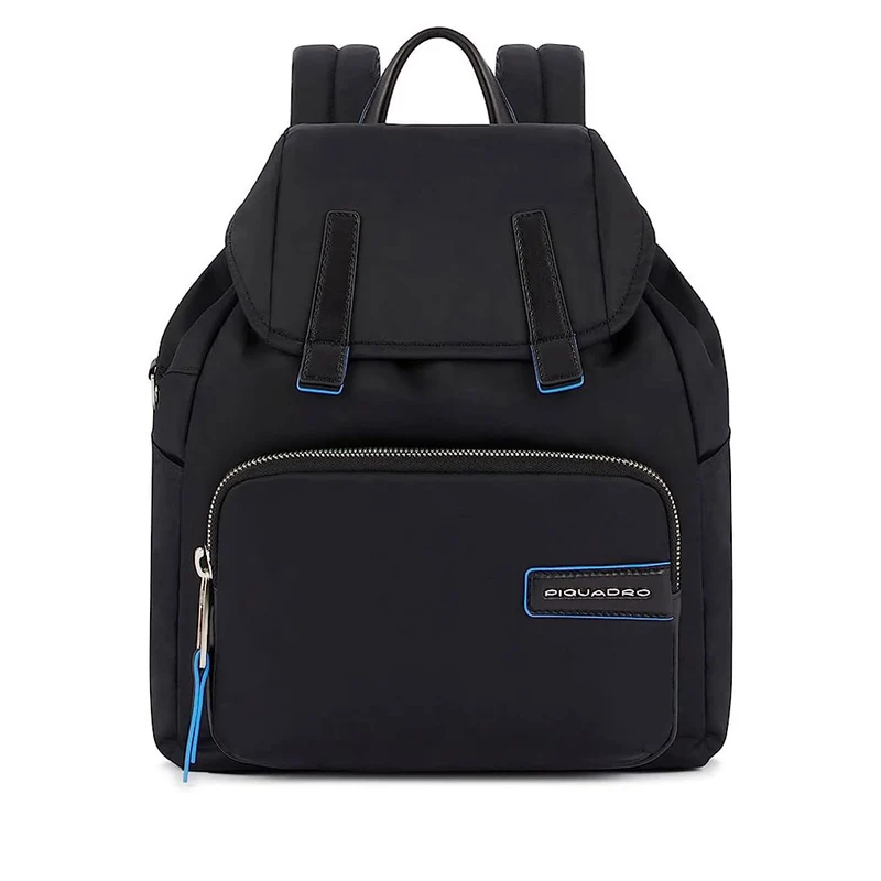 Zaino Donna PIQUADRO con Porta iPad in Tessuto Riciclato Nero Linea Ryan - CA5696RY