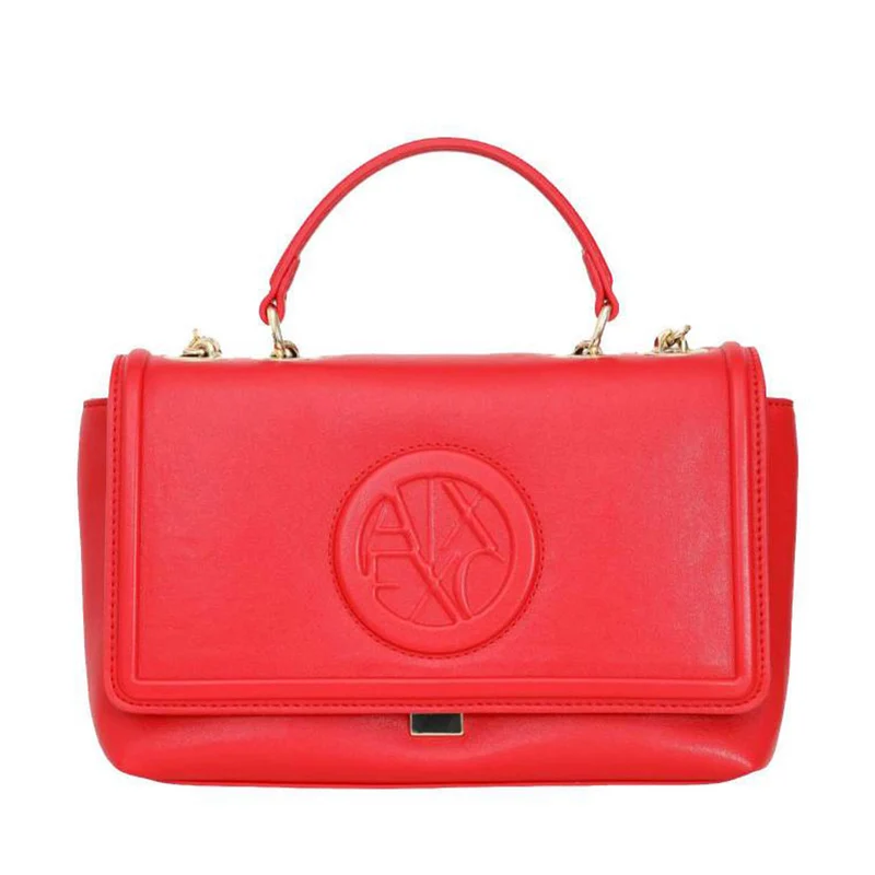 Borsa Donna a Spalla ARMANI EXCHANGE Chiusa con Pattina colore Red