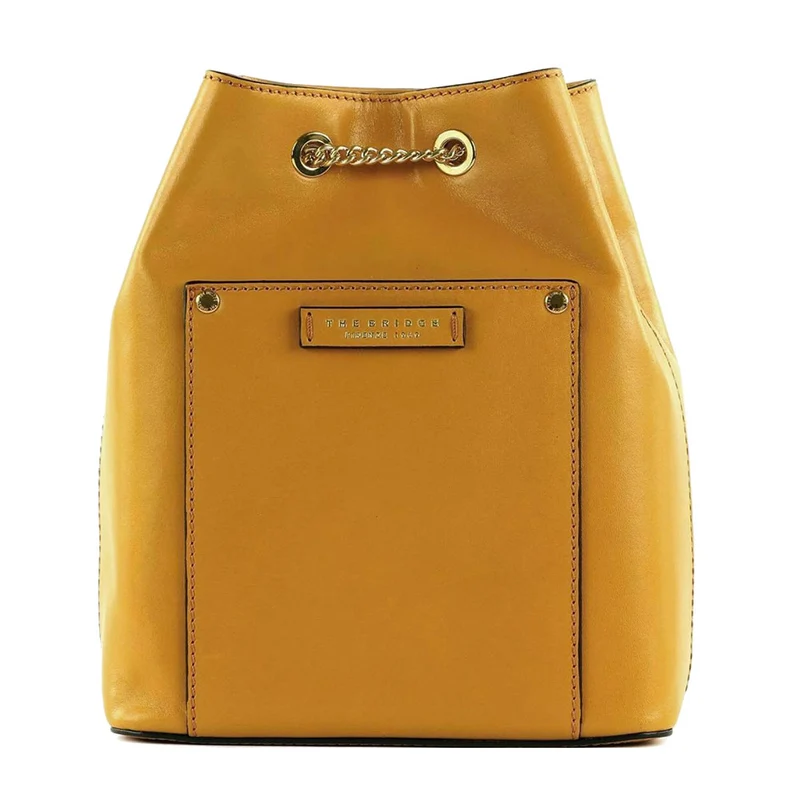 Zaino Donna THE BRIDGE linea Cecilia in Pelle Gialla
