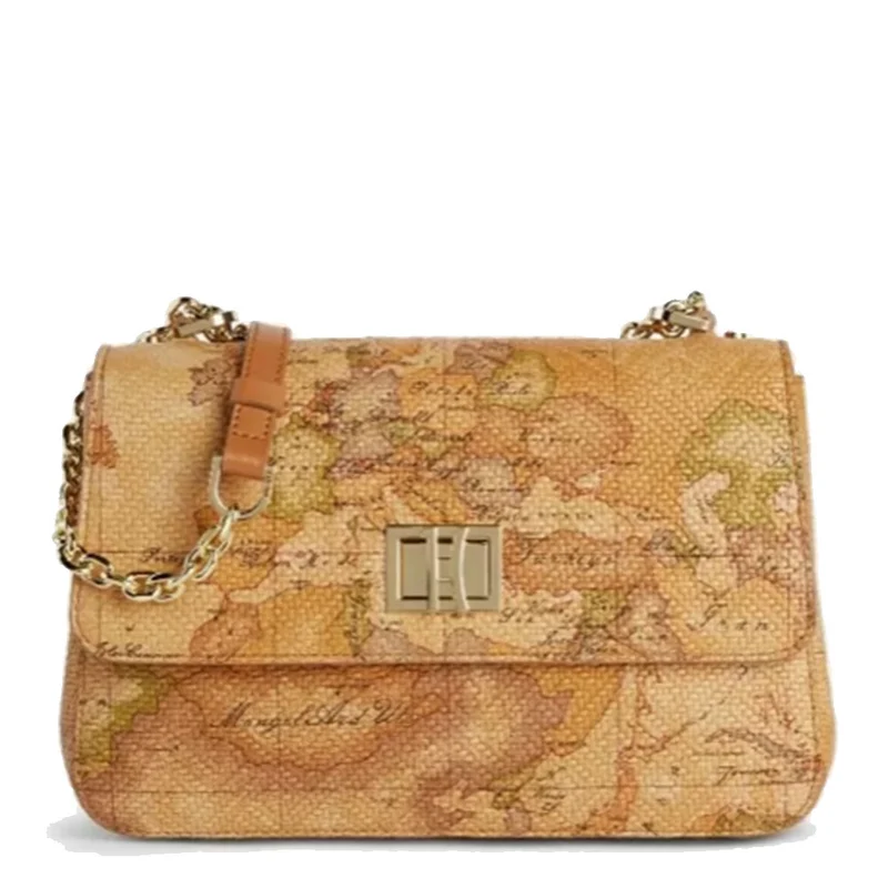 Borsa Donna a Tracolla 1A Classe Alviero Martini linea Lovely Bag in Pelle stampa Geo Classic GV01