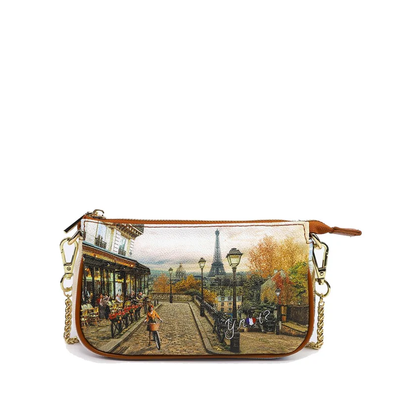 Borsa Donna Piccola a Spalla Y NOT YES-624 Romantic Paris