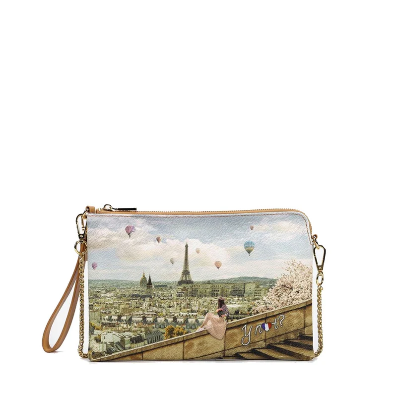 Borsa Donna Y NOT Pochette con Tracolla YES-303 Montgolfiere