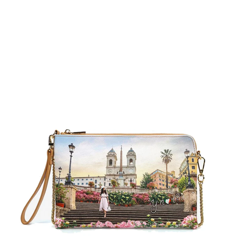 Borsa Donna Y NOT Pochette con Tracolla YES-303 Floral
