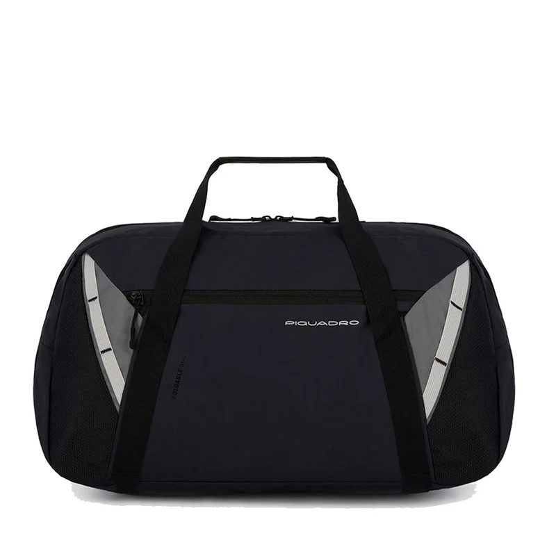 Borsone PIQUADRO Pieghevole in Nylon Riciclato Linea Foldable Colore Nero - BV6008FLD
