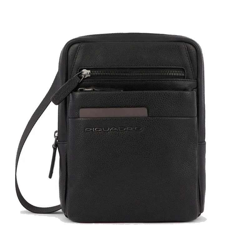 Borsello Uomo PIQUADRO in Pelle Colore Nero Linea Paavo - CA3084S122
