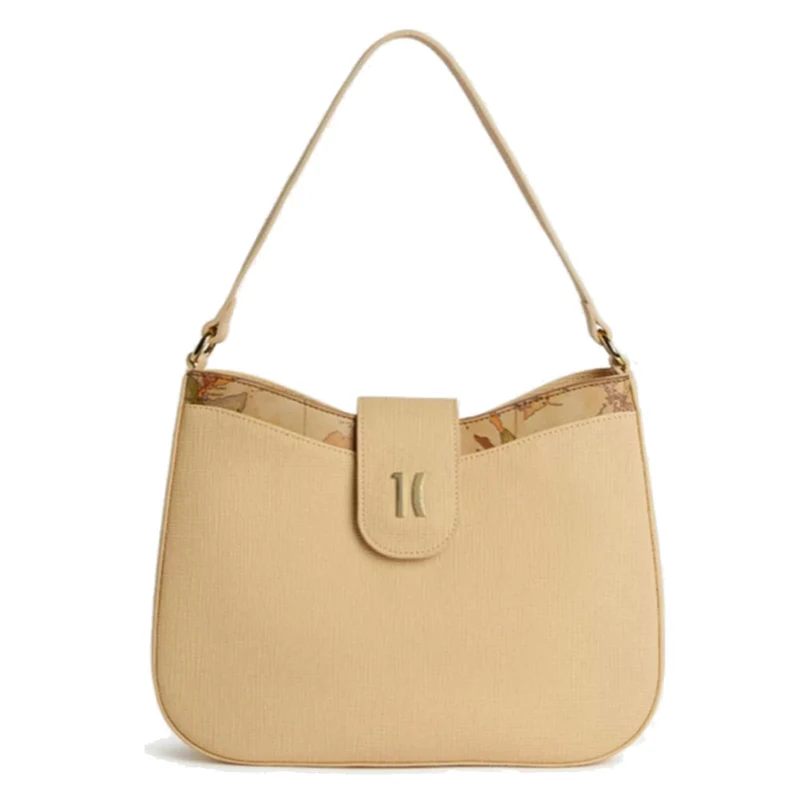 Borsa Donna a Spalla 1A Classe Alviero Martini linea Geo Cool colore Naturale GV29