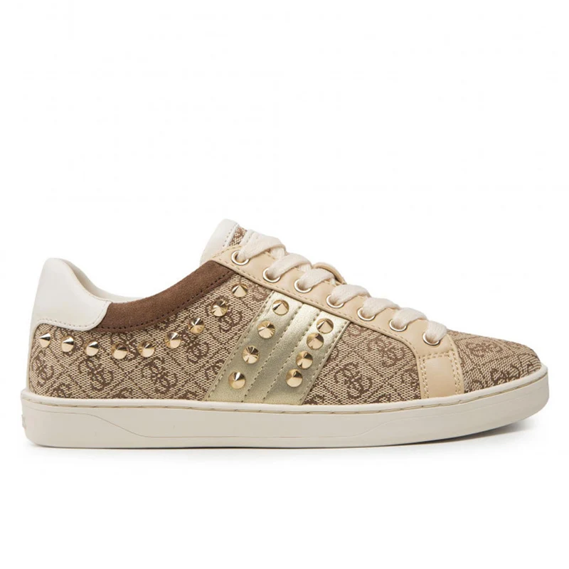 Scarpe Donna GUESS Sneakers Linea Raelin Colore Beige - Brown