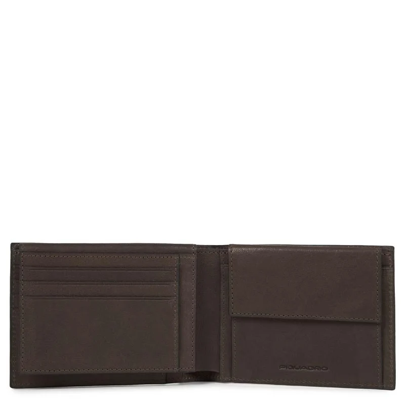 Black Square Portafogli uomo B3 con portamonete e pattina porta documenti