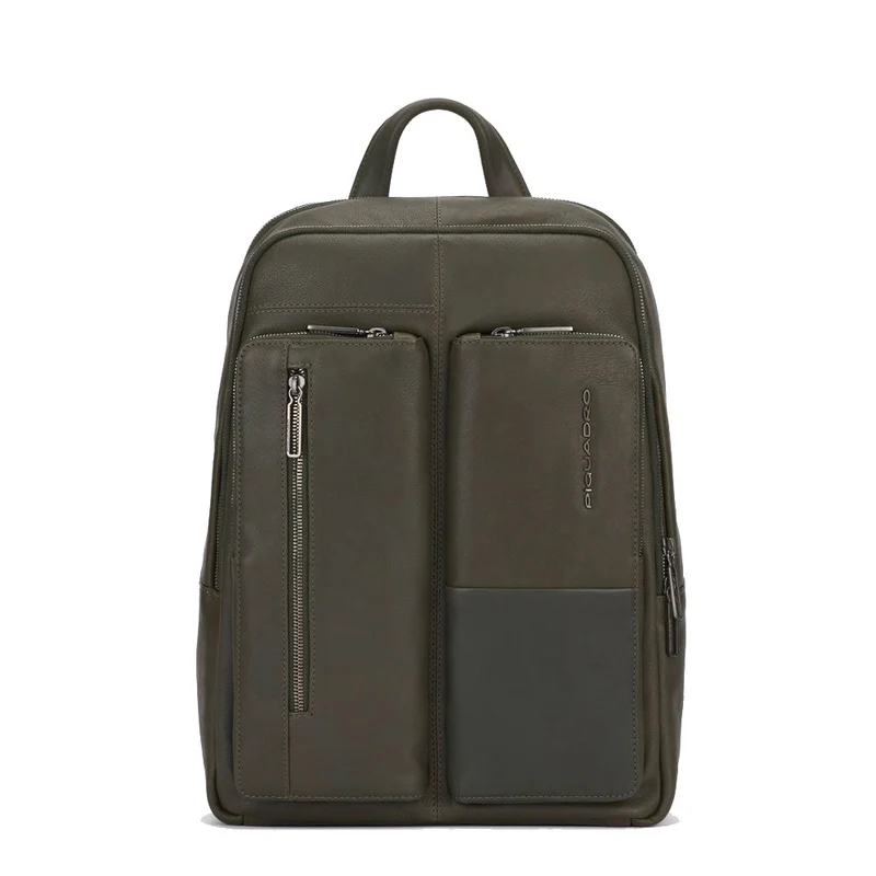 Zaino PIQUADRO porta computer 14" e porta iPad® Linea Ronnie CA5884W116 Pelle verde