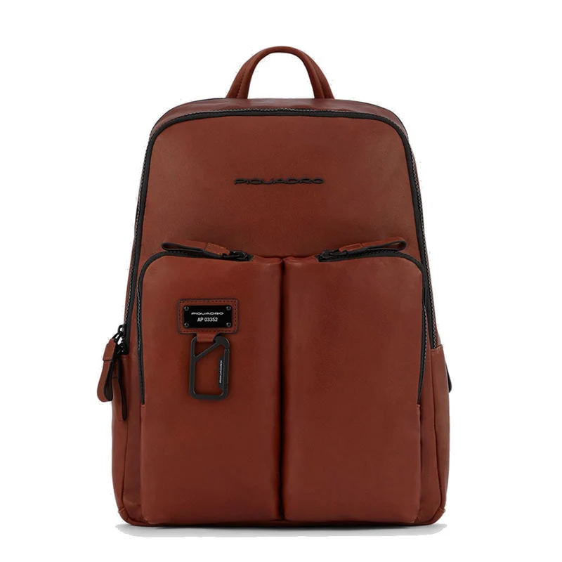 Zaino PIQUADRO Porta Pc 14" e Tablet in Pelle Cuoio Linea Harper- CA3869AP