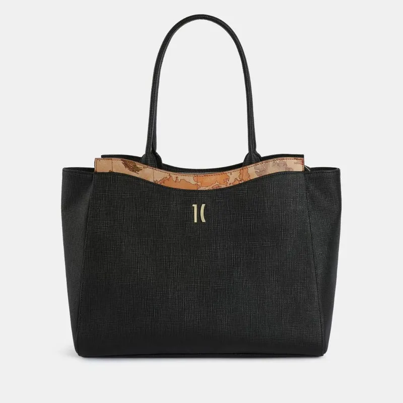 Geo Cool borsa shopping Bianca