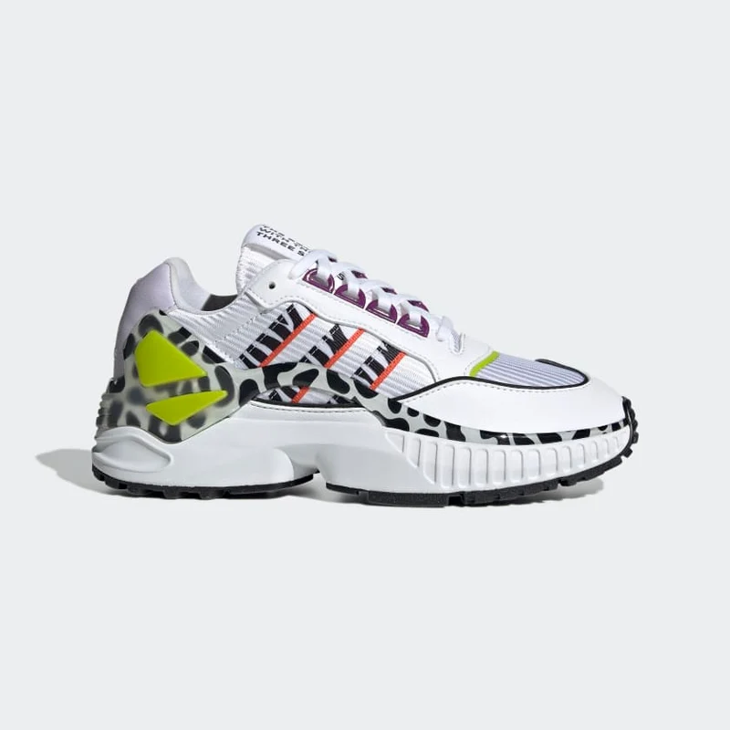 Scarpe Donna ADIDAS Sneakers linea ZX Wavian colore Bianco e Animalier