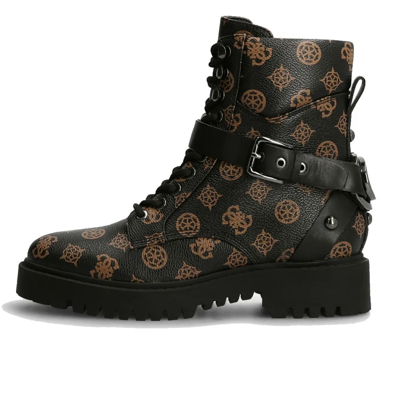 Scarpe Donna GUESS linea Ondina Anfibio colore Brown - Ocra