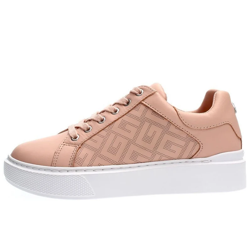 Scarpe Donna GUESS Sneakers In Pelle Rosa Linea Ivee