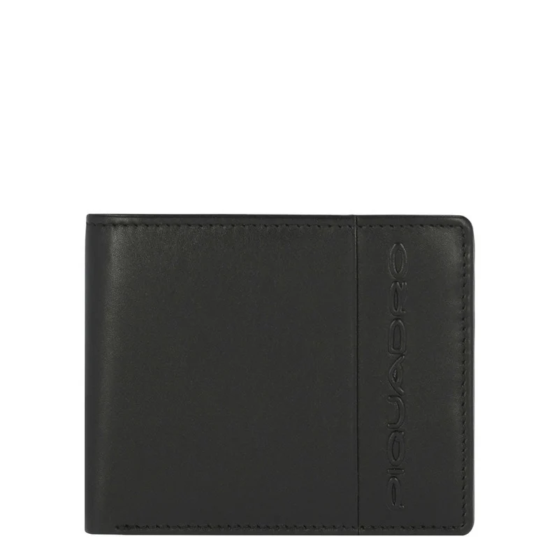 Portafoglio Uomo PIQUADRO In Pelle Nera con protezione anti-frode RFID Linea Steven - PU3891S118R