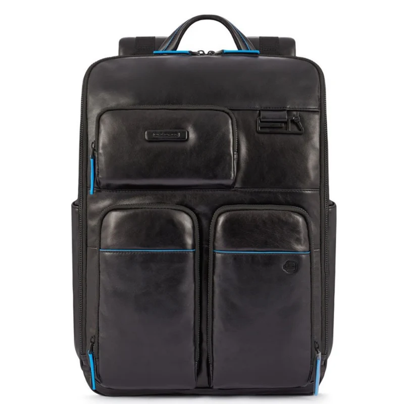 Zaino PIQUADRO Porta Pc 15,6" e Tablet - CA5381B2V in Pelle Nera linea B2V