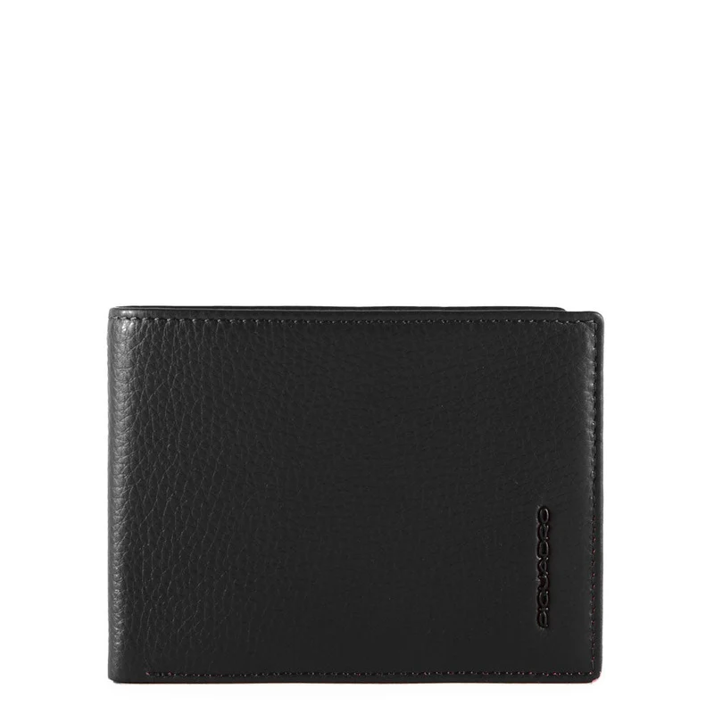Portafoglio Uomo PIQUADRO Linea Modus Special in Pelle Nera con portamonete - PU257MOSR