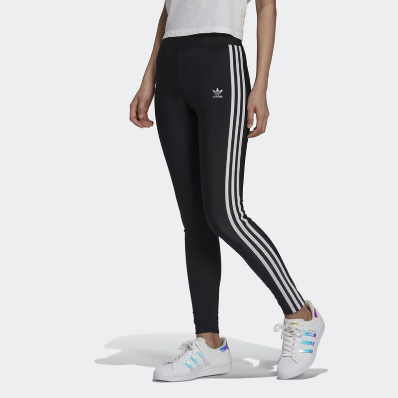 Leggings Donna ADIDAS linea Adicolor Classics High Shine colore Nero