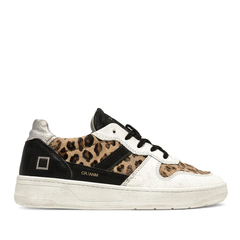 Scarpe Donna D.A.T.E. Sneakers linea Court 2.0 Animalier
