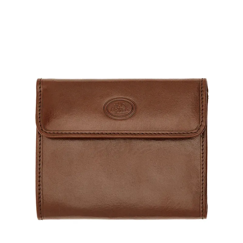 Portafoglio Donna con Pattina THE BRIDGE in Pelle Marrone linea Story Made in Italy
