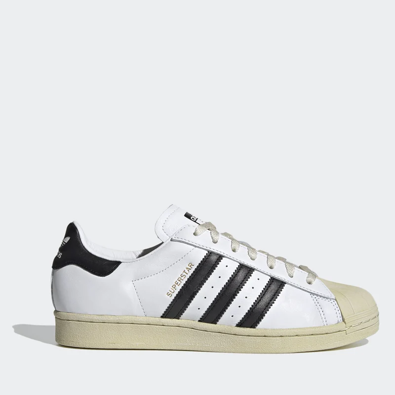 Scarpe Unisex ADIDAS Sneakers linea Superstar in Pelle colore Bianco e Nero FV2831
