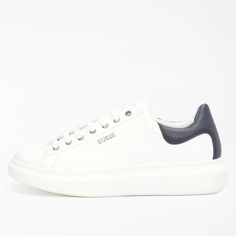 Scarpe Uomo GUESS Sneakers di colore Bianco e Blu Linea Salerno