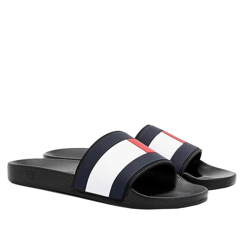Ciabatte da Uomo TOMMY HILFIGER linea Essential Flag Nero