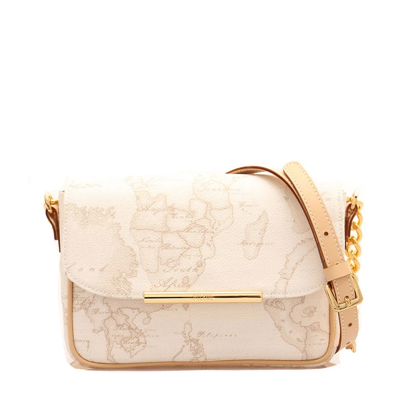 Borsa Donna Mini a Tracolla 1A Classe Alviero Martini Linea Geo White D072