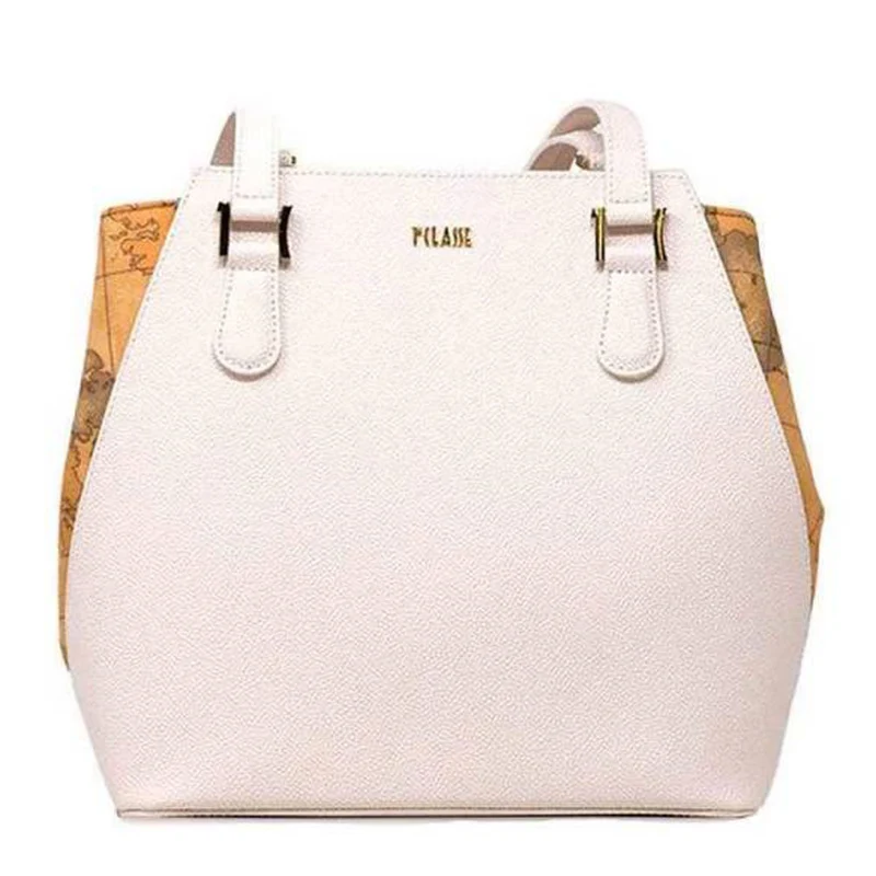 Zaino Donna Doppia Portabilità 1A Classe Alviero Martini linea Dream Way Bianco e Geo Classic GQ27